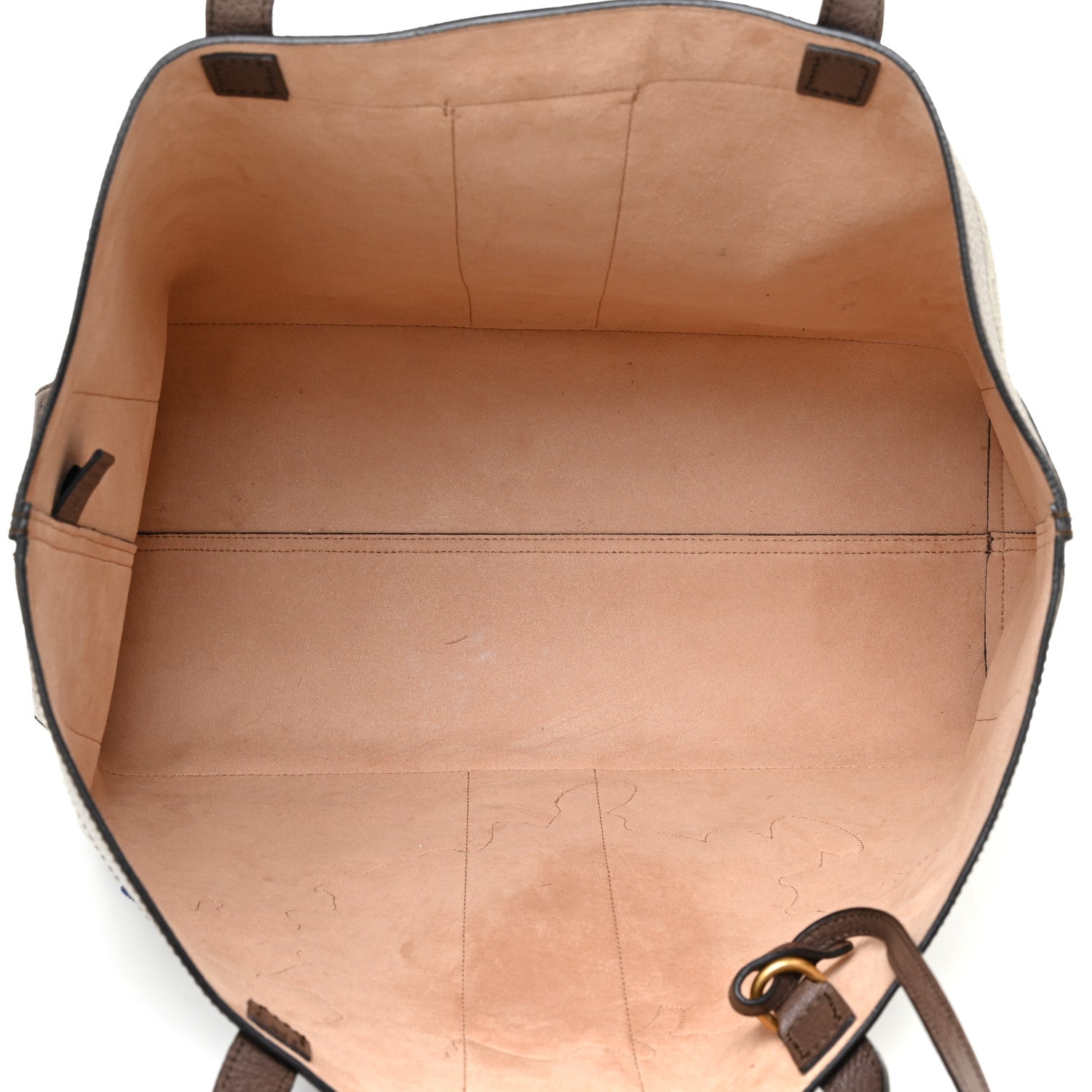Gucci X DISNEY GG Supreme Monogram Web Three Little Pigs Large Ophidia Tote Beige New Acero 6 of 13