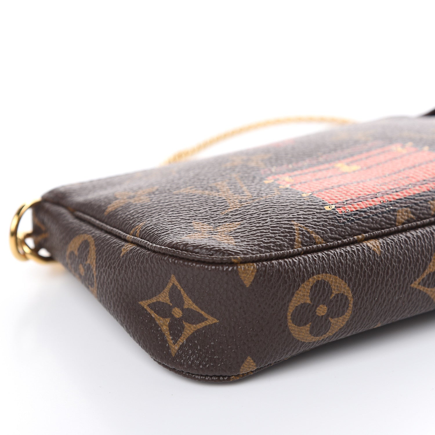 Louis Vuitton Monogram Trunks and Locks Mini Pochette Accessories 8 of 10