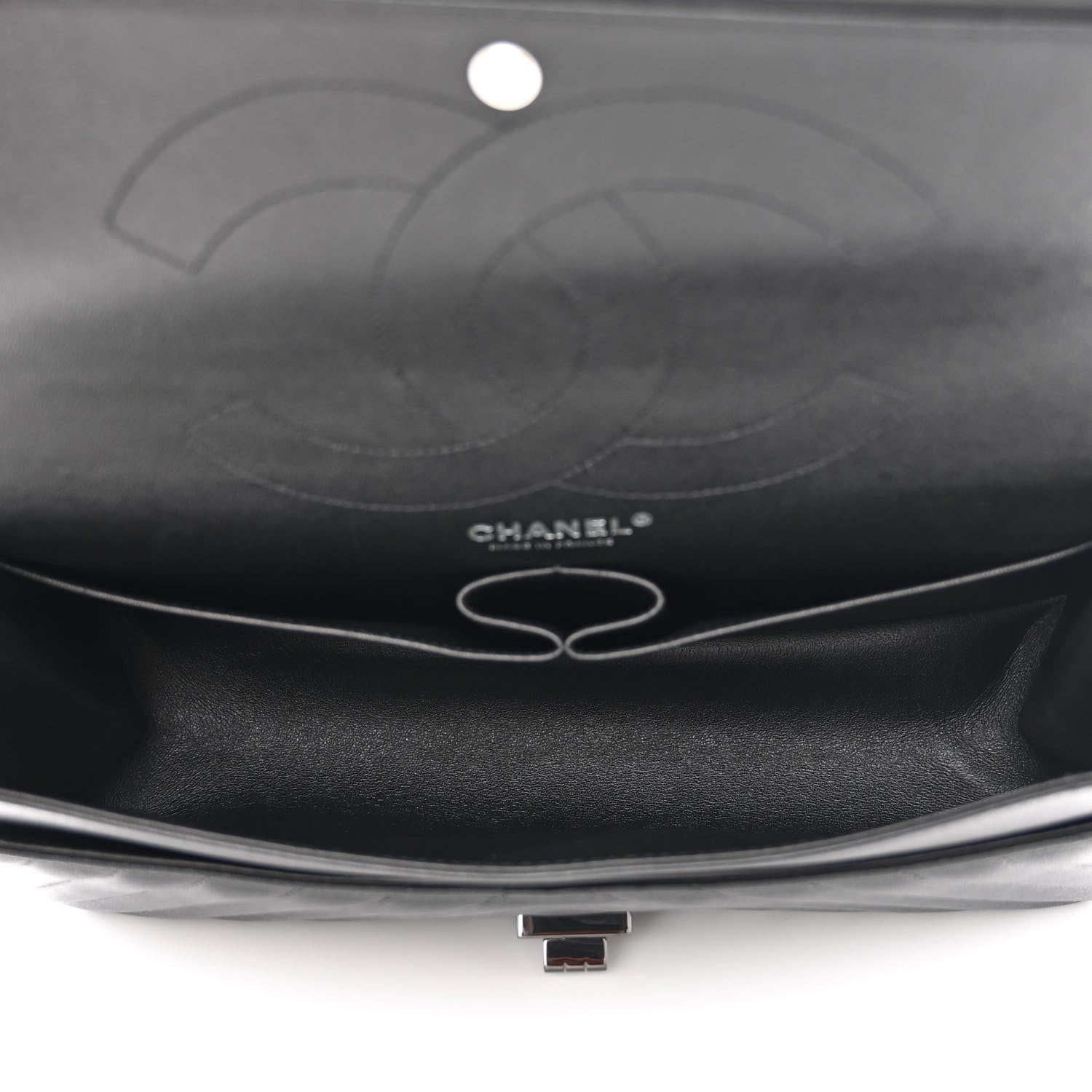 Chanel Sheepskin Chevron Quilted 2.55 Reissue 227 Flap So Black 5 of 13