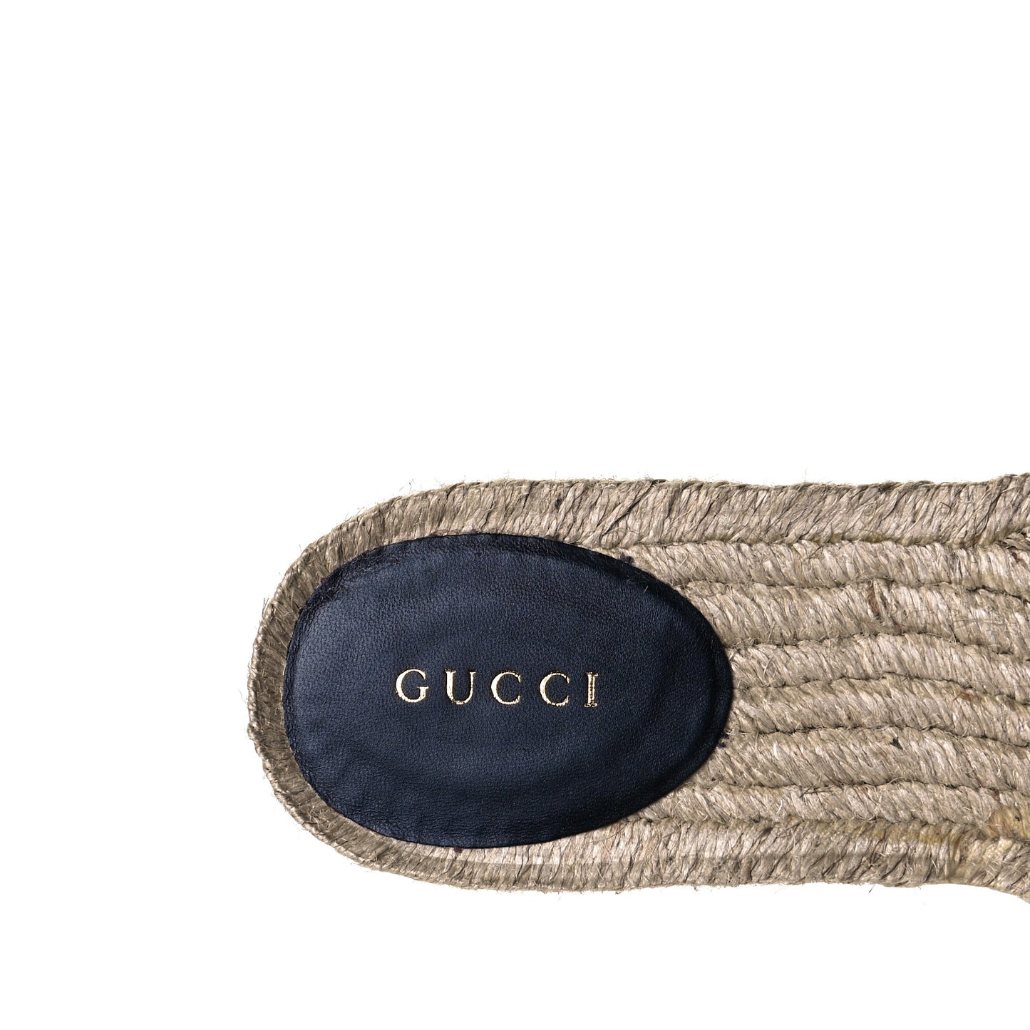 Nappa Matelasse GG Marmont Espadrille Slide Sandals 39 Black