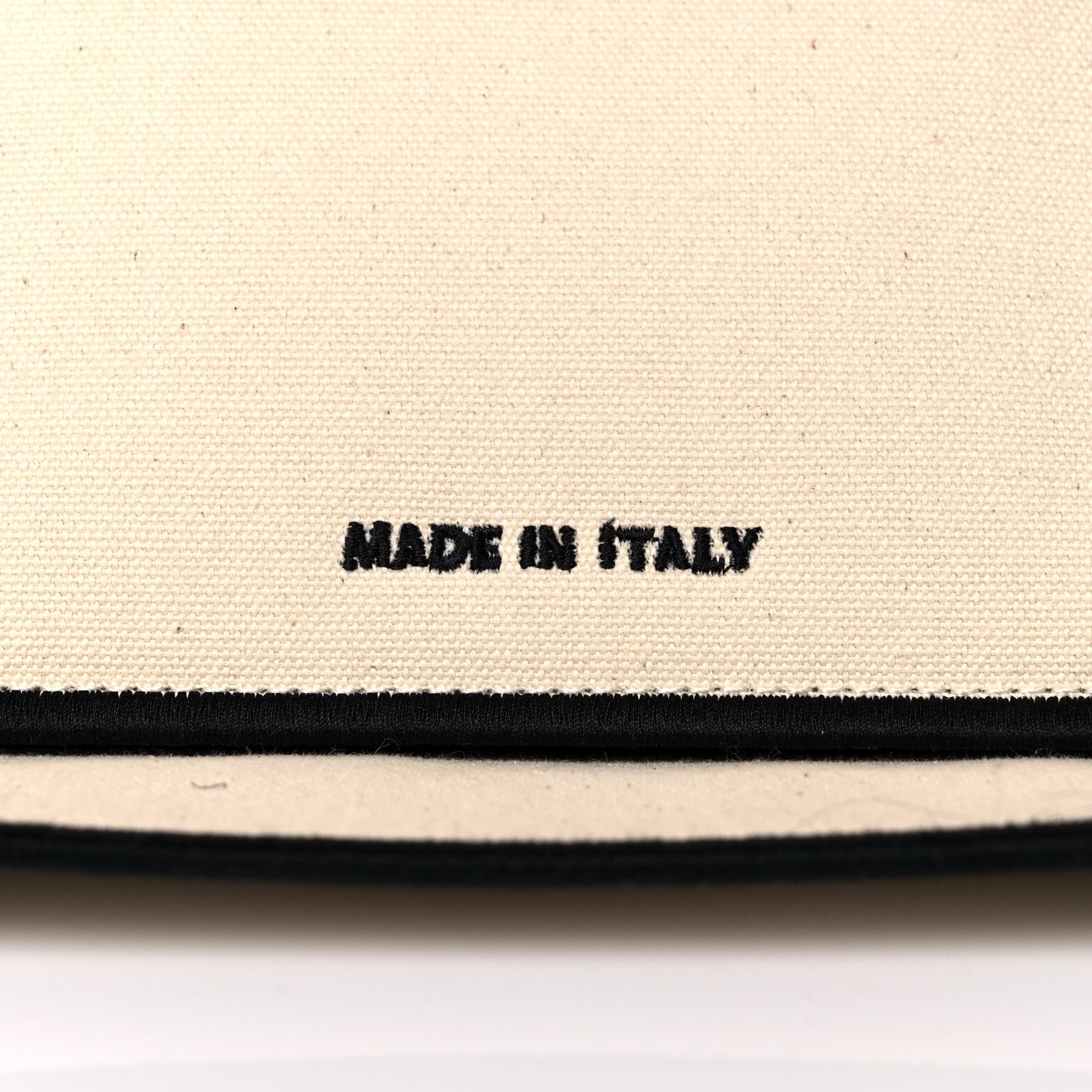 Fendi Canvas Logo Large Shopping Tote Grezzo Black 6 of 11