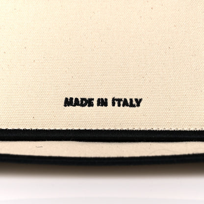 Fendi Canvas Logo Large Shopping Tote Grezzo Black 6 of 11