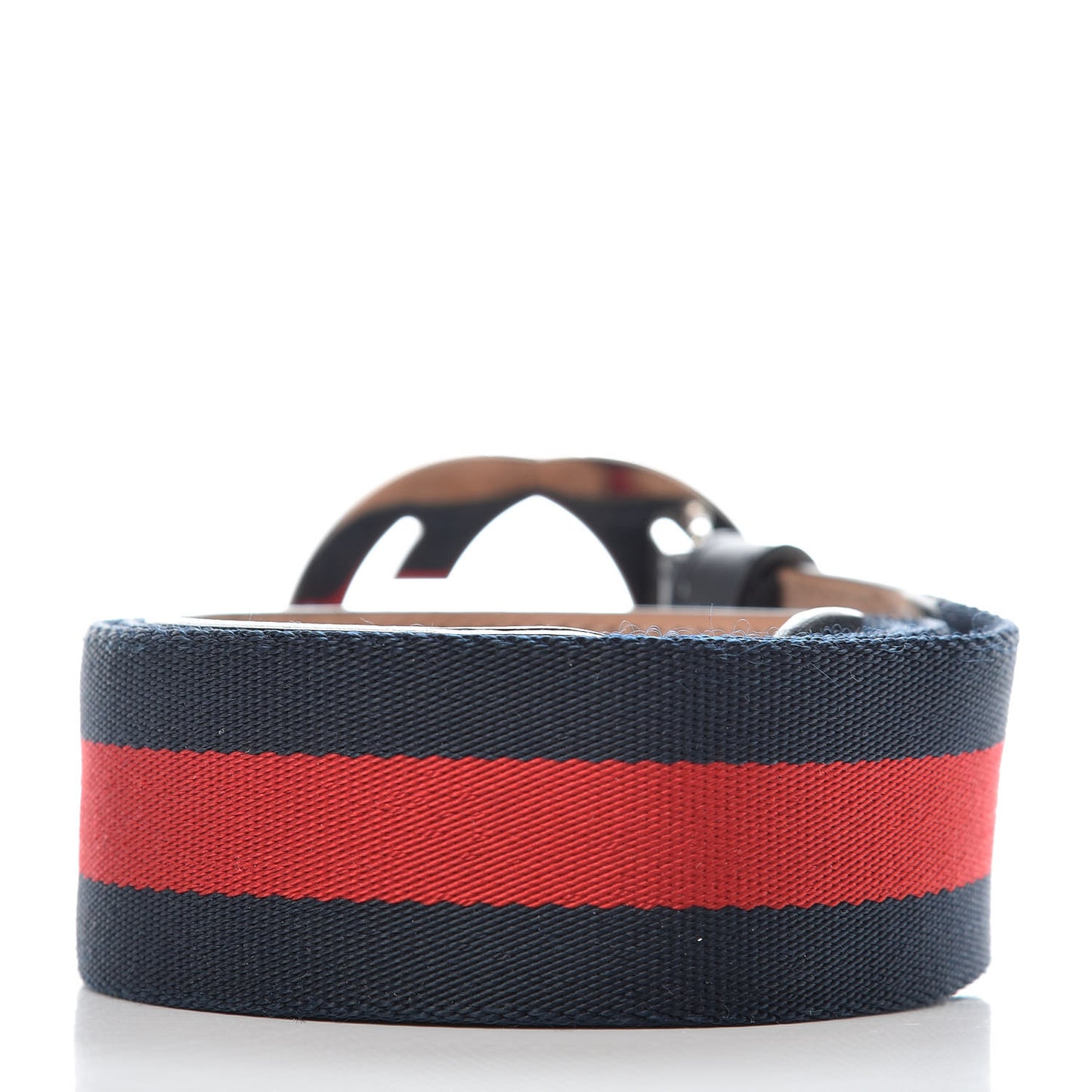 Canvas Web Interlocking G Belt 85 34 Navy