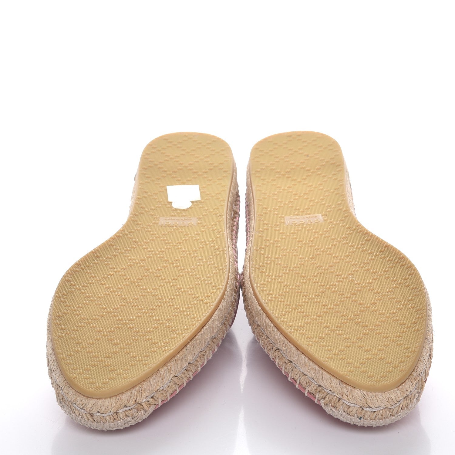 Gucci Guccissima Signature Espadrilles 41 Rose Baby Candy 5 of 11
