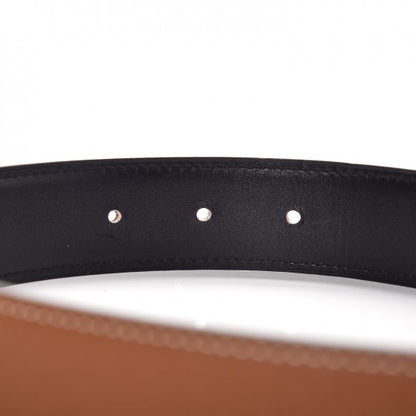 Hermes Box Togo 32mm Belt Strap 95 Black Gold 5 of 6