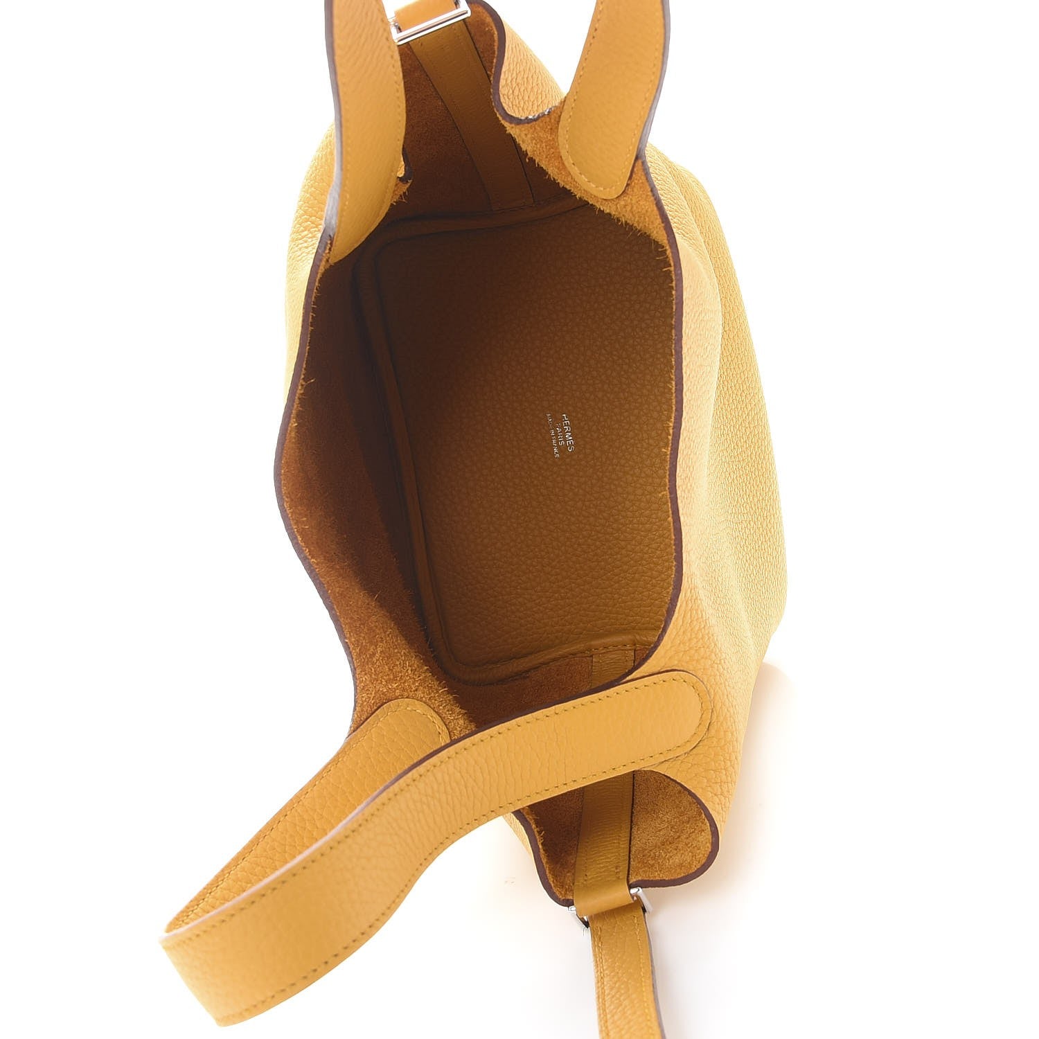 Hermes Taurillon Clemence Picotin Lock 18 PM Jaune Ambre 5 of 8