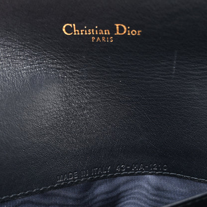 Christian Dior Oblique Saddle Chain Long Wallet Blue 7 of 11