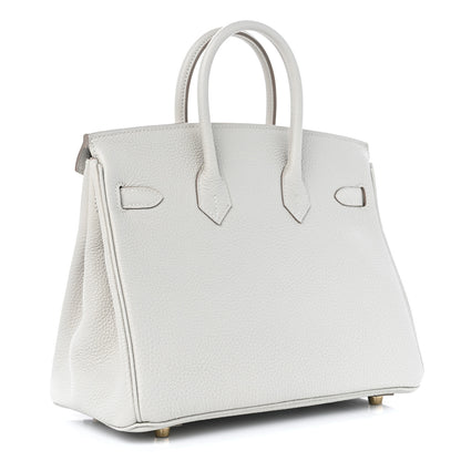 Hermes Togo Birkin 25 Gris Perle 3 of 10