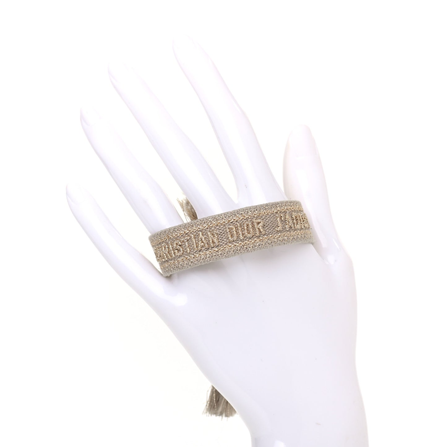 Woven Cotton J'Adior Friendship Bracelet Gold