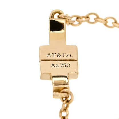Tiffany 18K Yellow Gold T Chain Ring 49 4.75 4 of 5