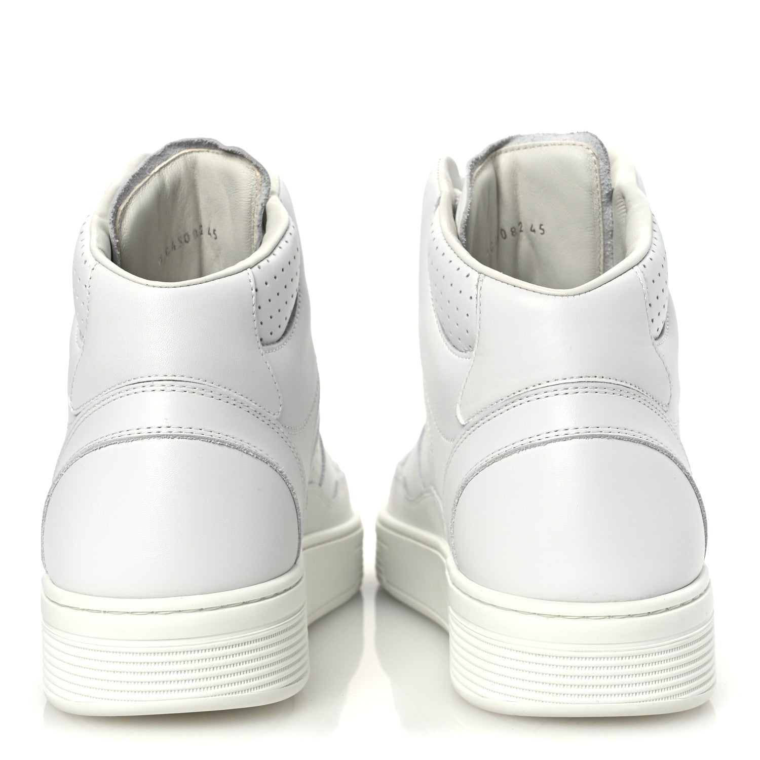 Chanel Calfskin CC High Top Sneaker 45 White 6 of 11