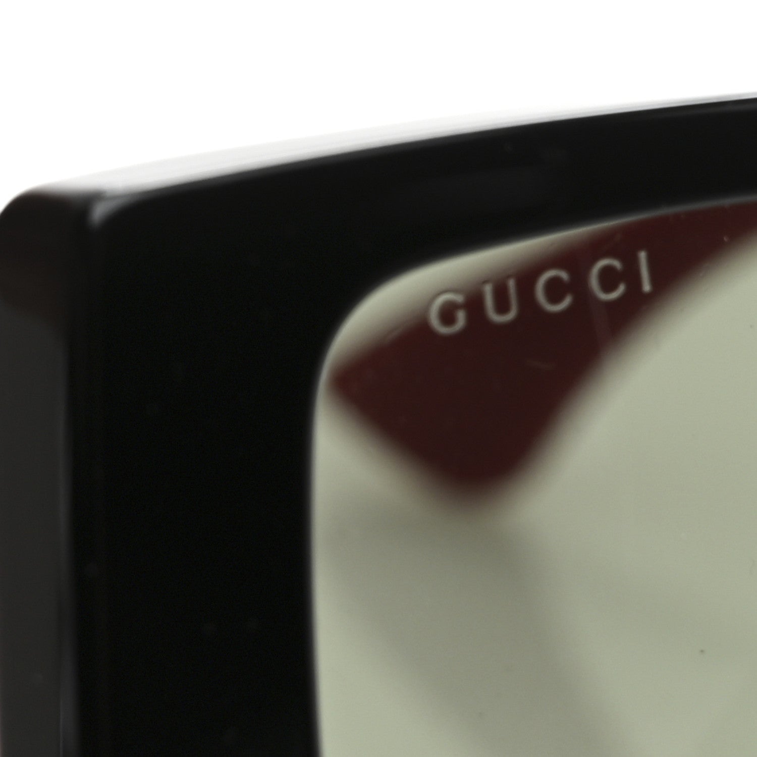 Gucci Acetate Web Frame Rectangle Sunglasses GG1860S Black Multicolor 7 of 8