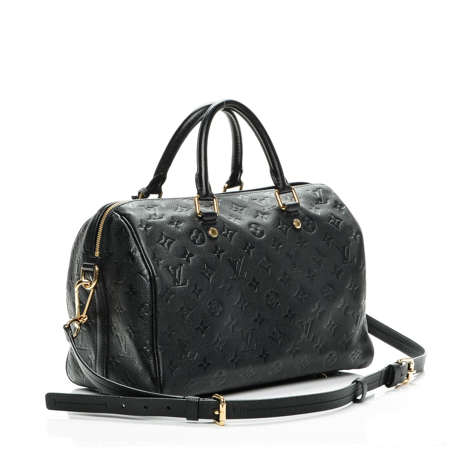 Louis Vuitton Empreinte Speedy Bandouliere 30 Black 3 of 7