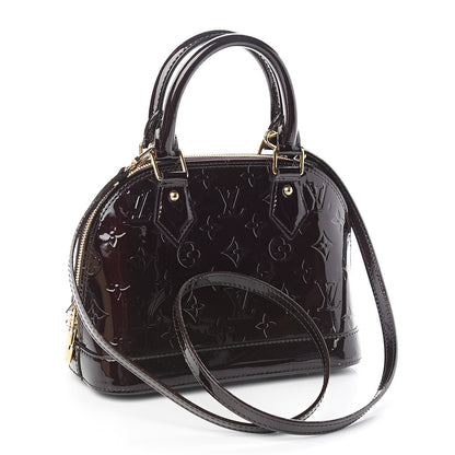 Louis Vuitton Vernis Alma BB Amarante 2 of 8