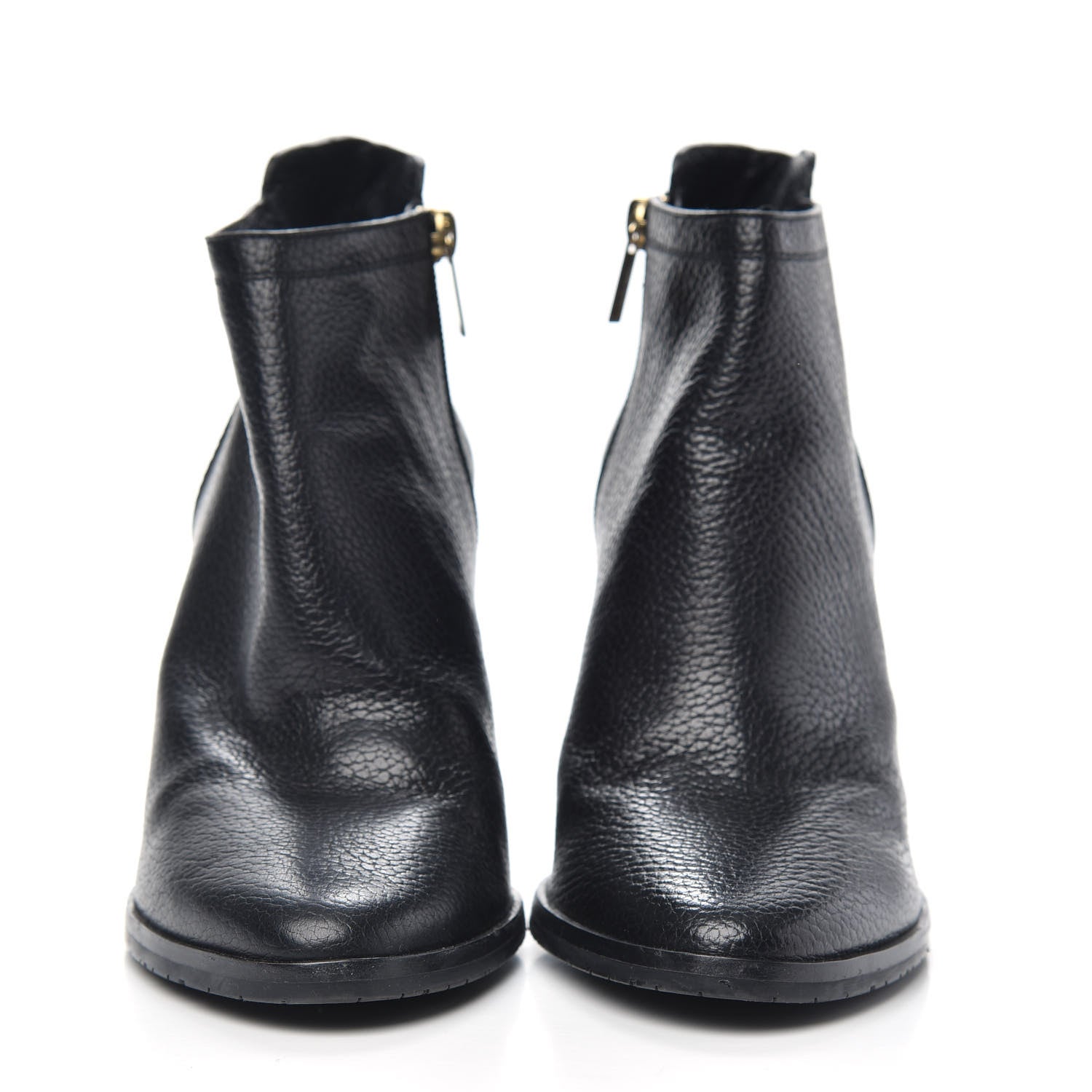 Jimmy Choo Grainy Calfskin Ankle Boots 38.5 Black 2 of 8