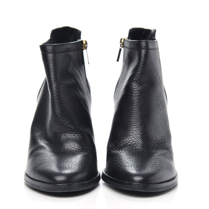 Jimmy Choo Grainy Calfskin Ankle Boots 38.5 Black 2 of 8