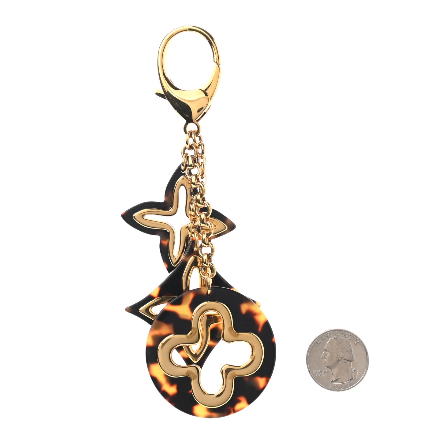 Insolence Bag Charm Ecaille