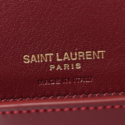 Saint Laurent Patent Monogram Phone Holder Crossbody Chataigne 6 of 9