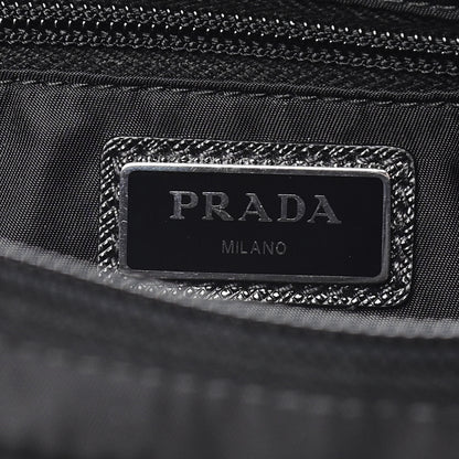 Prada Tessuto Nylon Saffiano Belt Bag Black 8 of 18