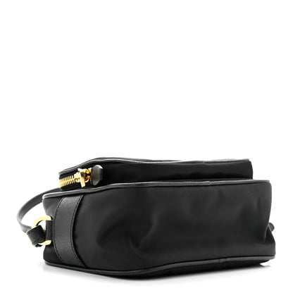 Prada Nylon Saffiano Double Zip Camera Bag Black 4 of 10