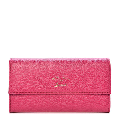 Gucci Dollar Calfskin Swing Continental Wallet Blossom 1 of 8