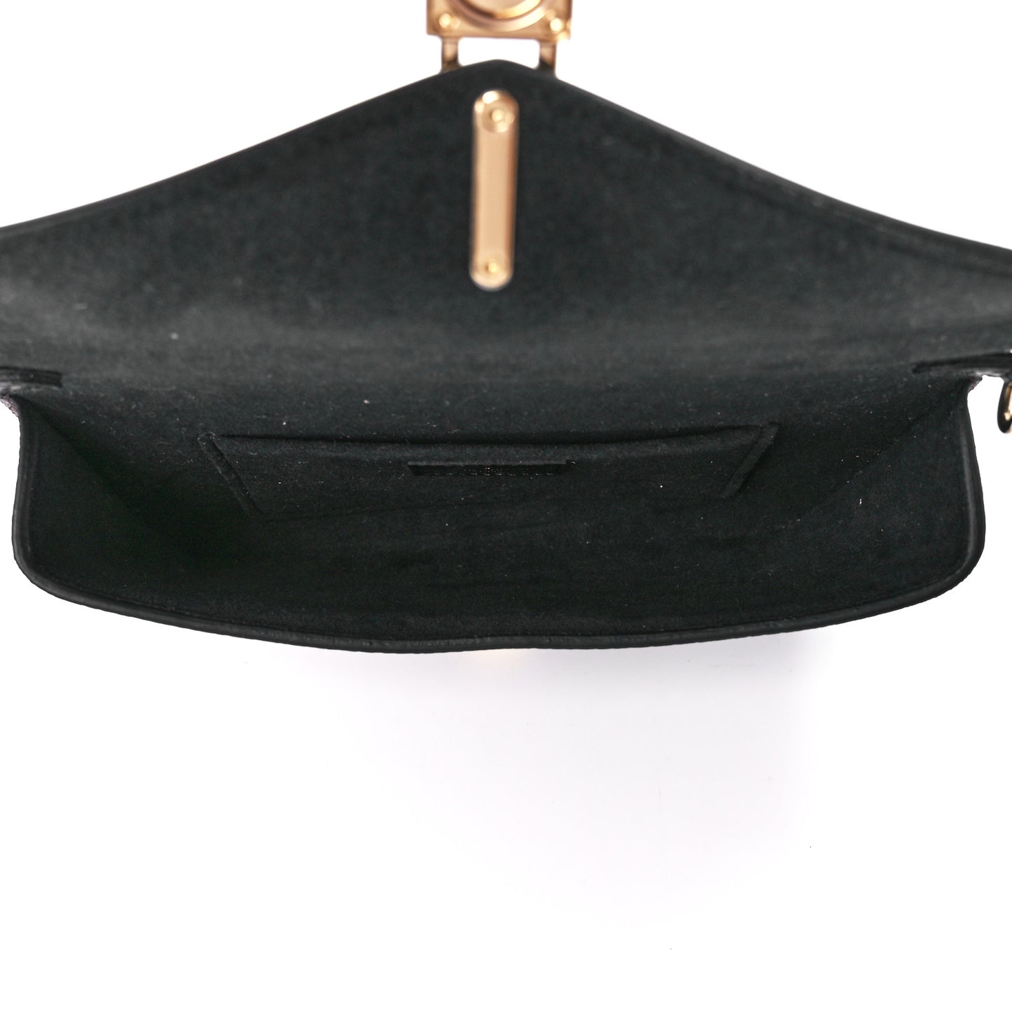 Monogram Padlock On Strap Black