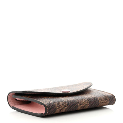 Louis Vuitton Damier Ebene Rosalie Coin Purse Rose Ballerine 4 of 8