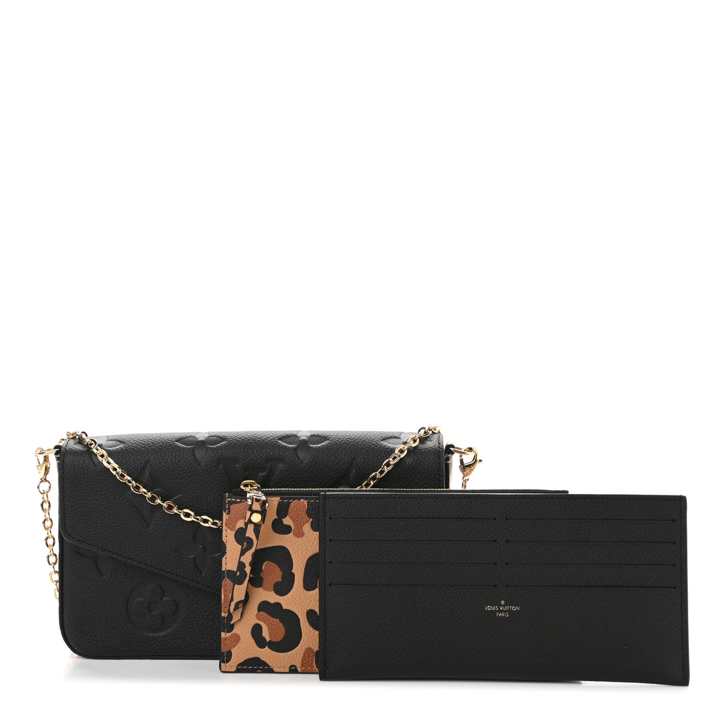 Empreinte Monogram Giant Wild At Heart Felicie Pochette Black