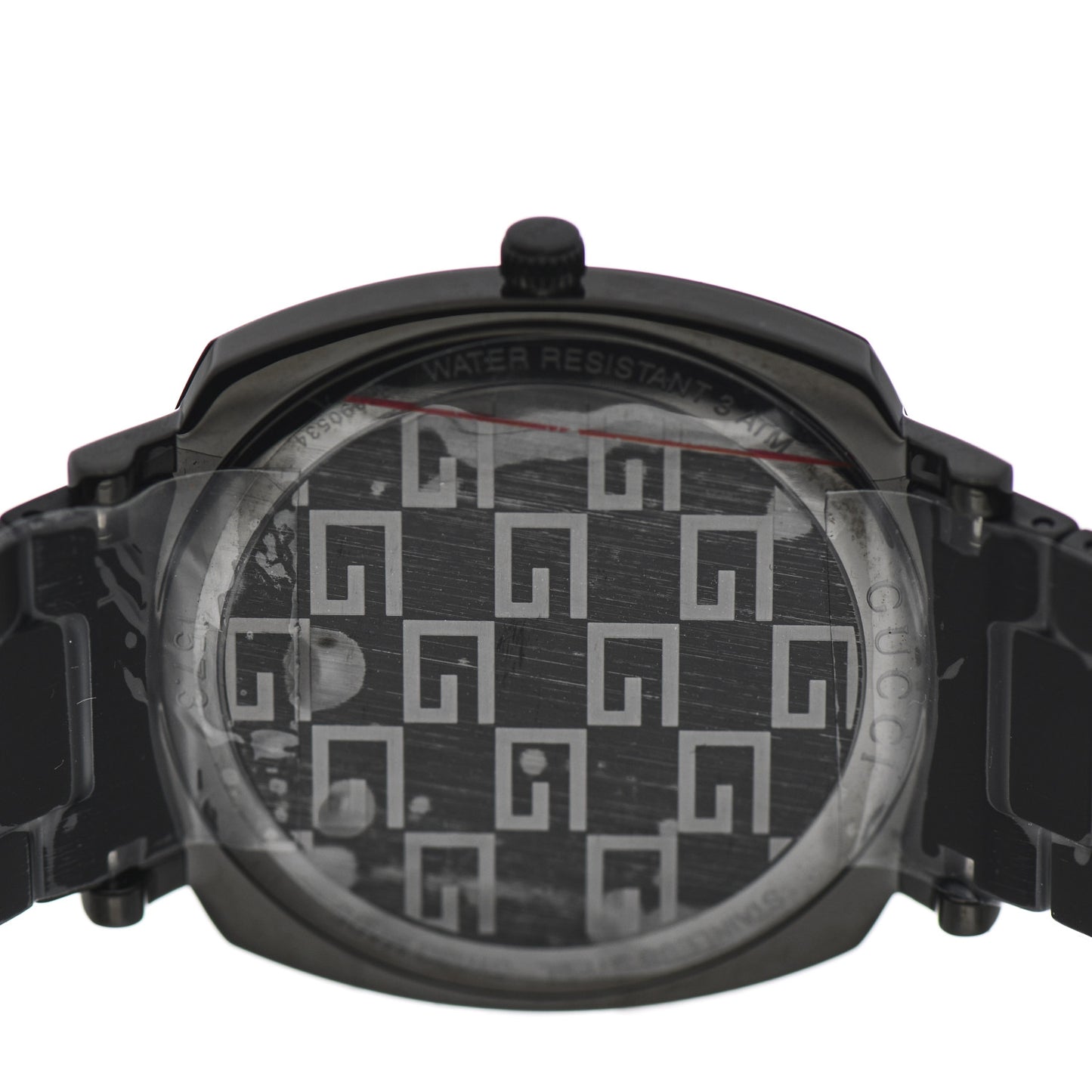 PVD Stainless Steel 38mm Grip Quartz Watch Black