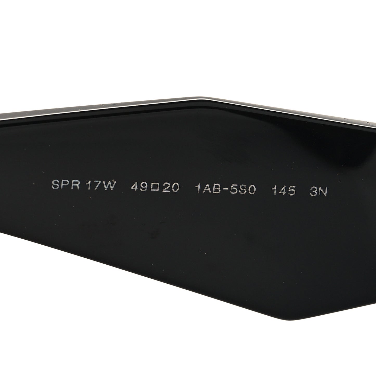 Acetate Symbole Sunglasses SPR 17W Black