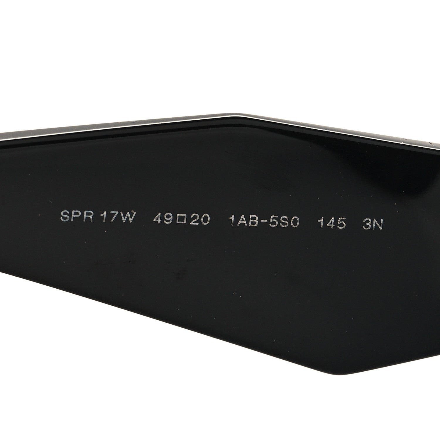 Prada Acetate Symbole Sunglasses SPR 17W Black 6 of 7