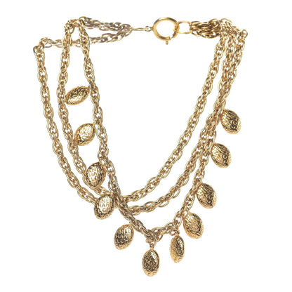 Chanel CC Medallions Necklace Gold 1 of 6