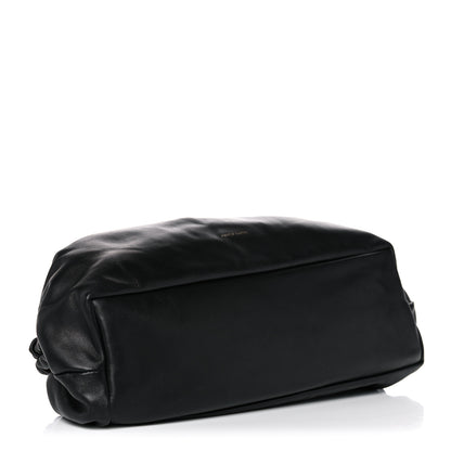 Mansur Gavriel Lambskin Cloud Clutch Black Flamma 6 of 8