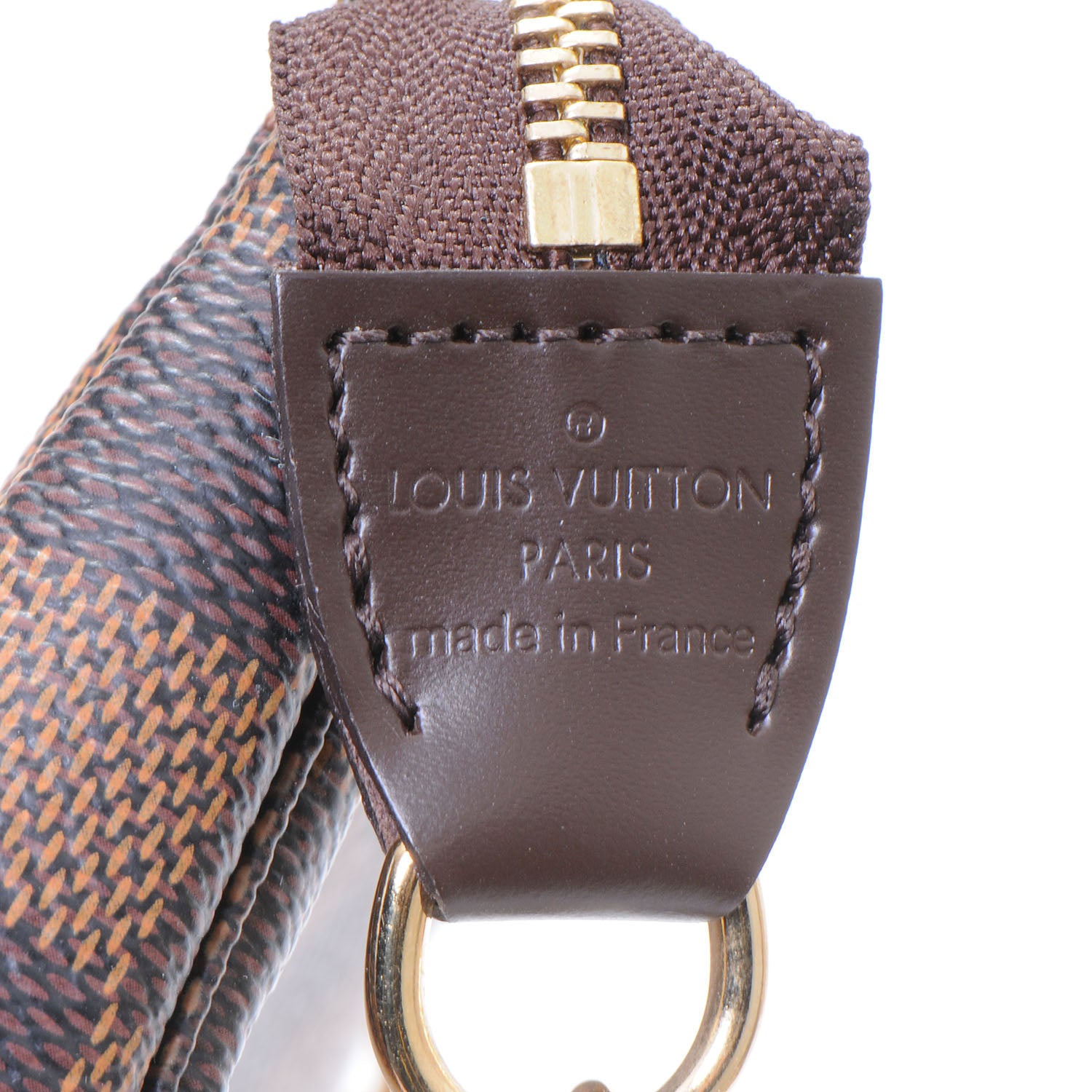 Louis Vuitton Damier Ebene Mini Pochette Accessories Bag 5 of 7