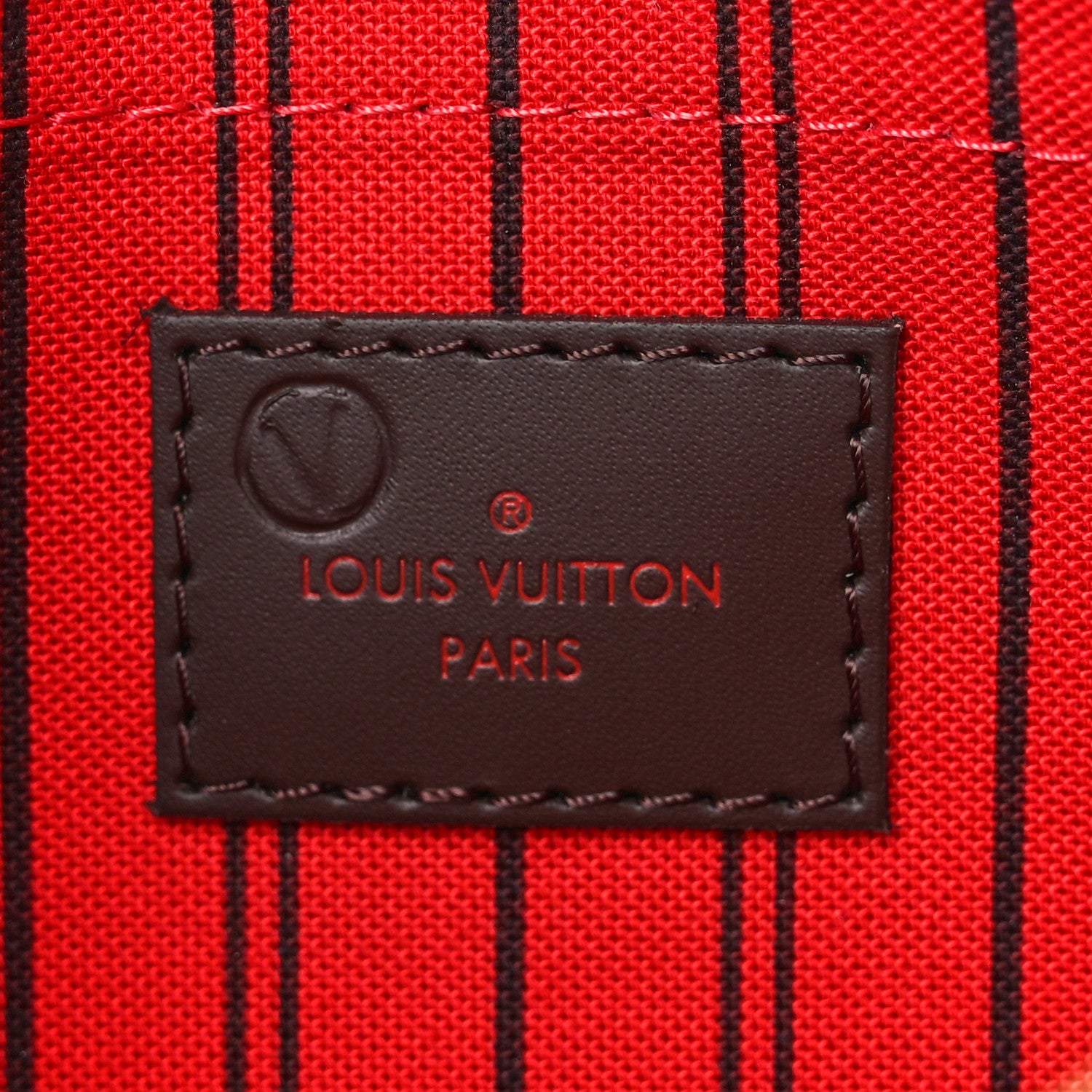 Louis Vuitton Damier Ebene Neverfull MM GM Pochette 6 of 10