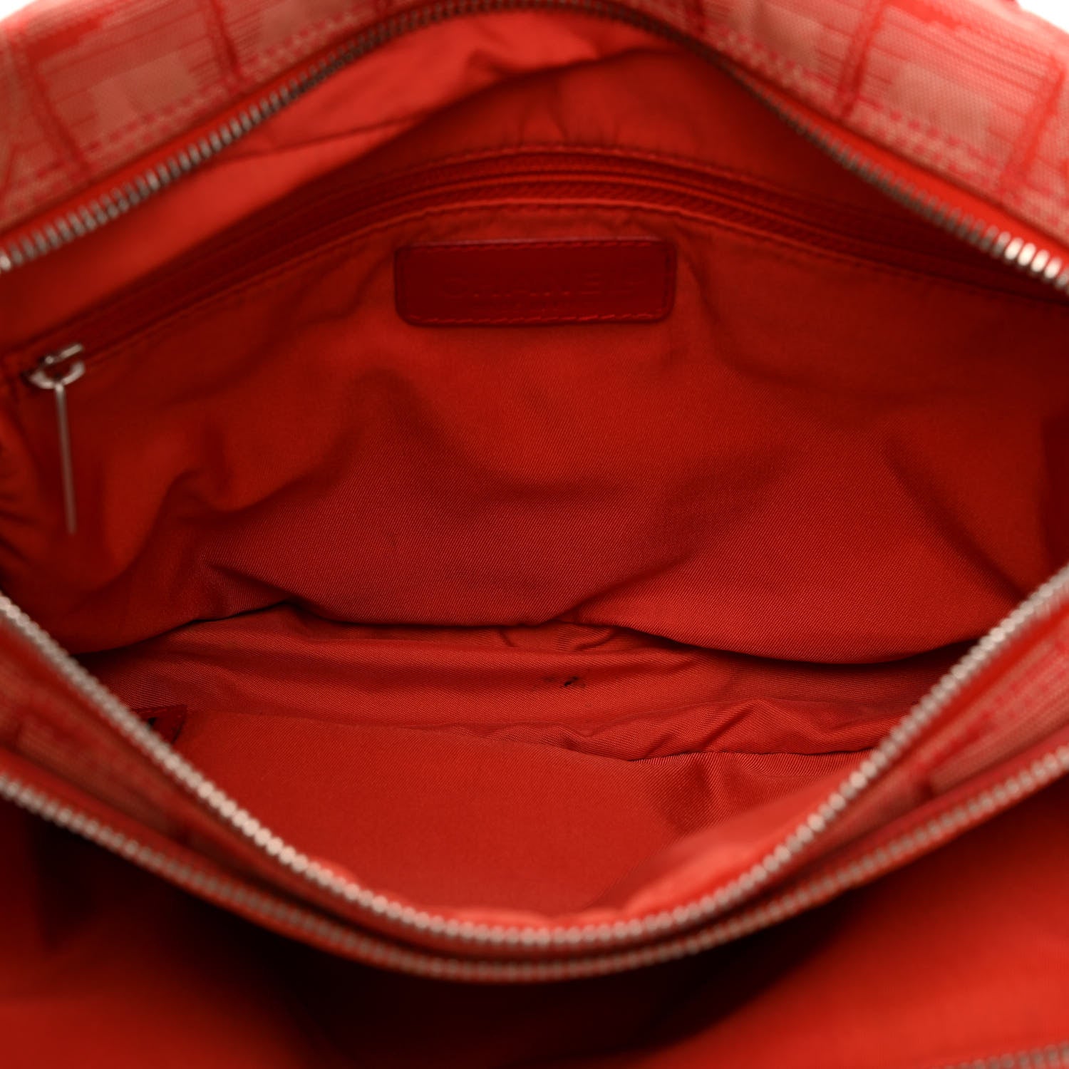 Chanel Nylon Small Travel Tote Red 5 of 15