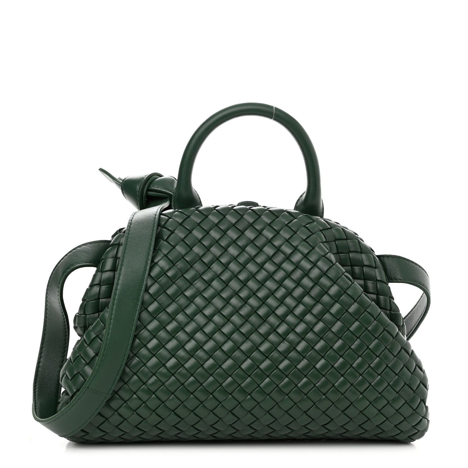 Bottega Veneta Nappa Intrecciato Small Handle Bag Raintree 1 of 9