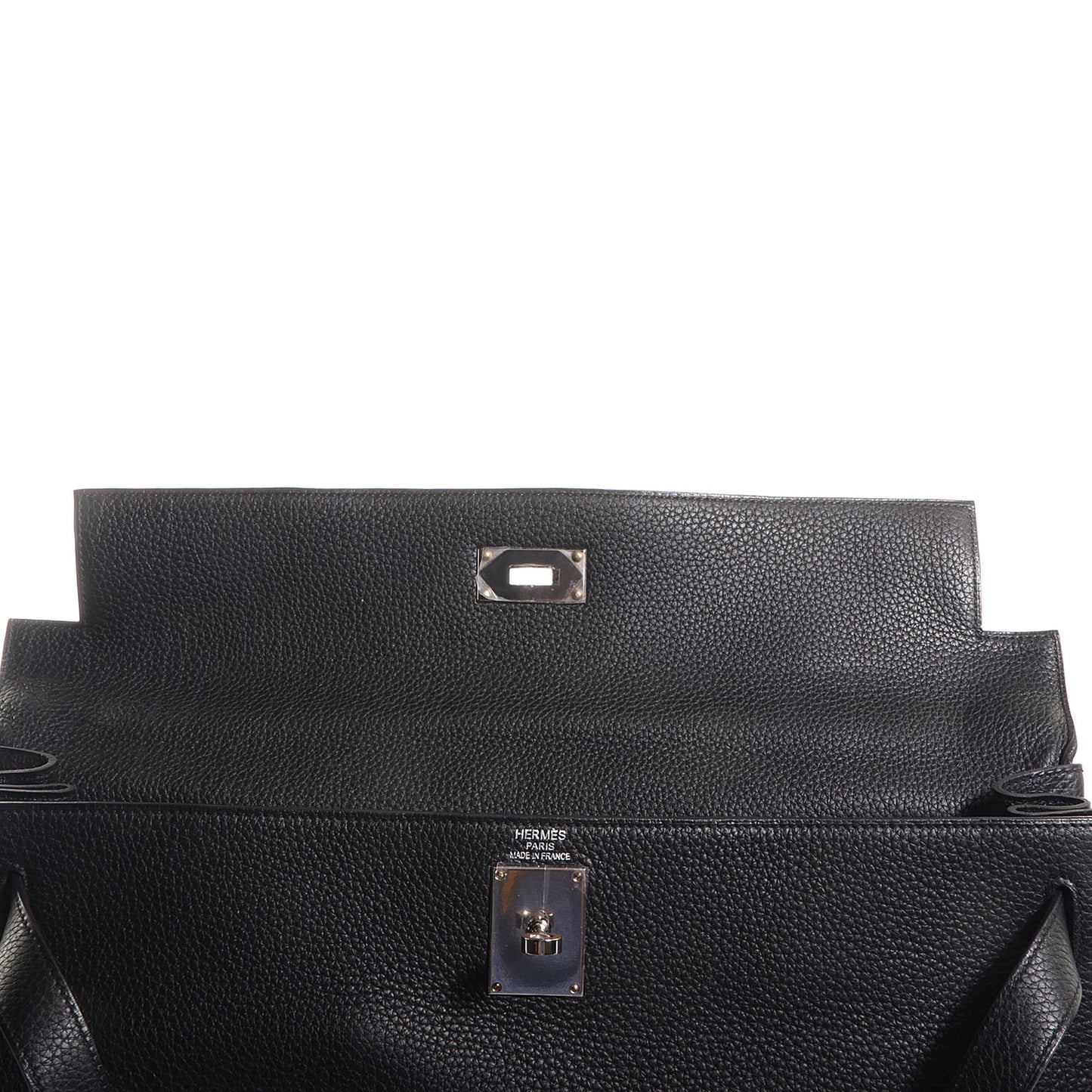 Taurillon Clemence Shoulder Kelly 40 Black