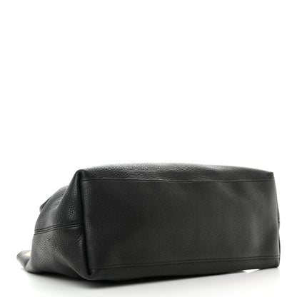 Gucci Pebbled Calfskin Medium Soho Chain Shoulder Bag Black 4 of 12