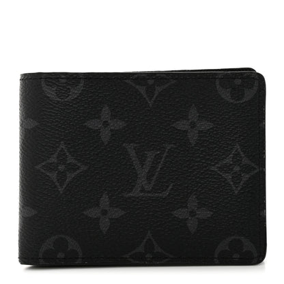 Louis Vuitton Monogram Eclipse Slender Wallet 1 of 9