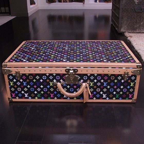 Louis Vuitton Monogram Multicolor Monogram Alzer 80 Black 4 of 12