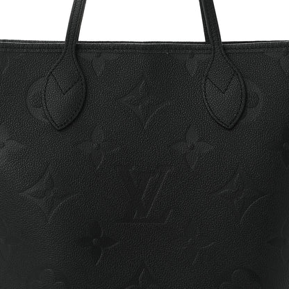 Louis Vuitton Empreinte Monogram Giant Neverfull MM Black 7 of 9