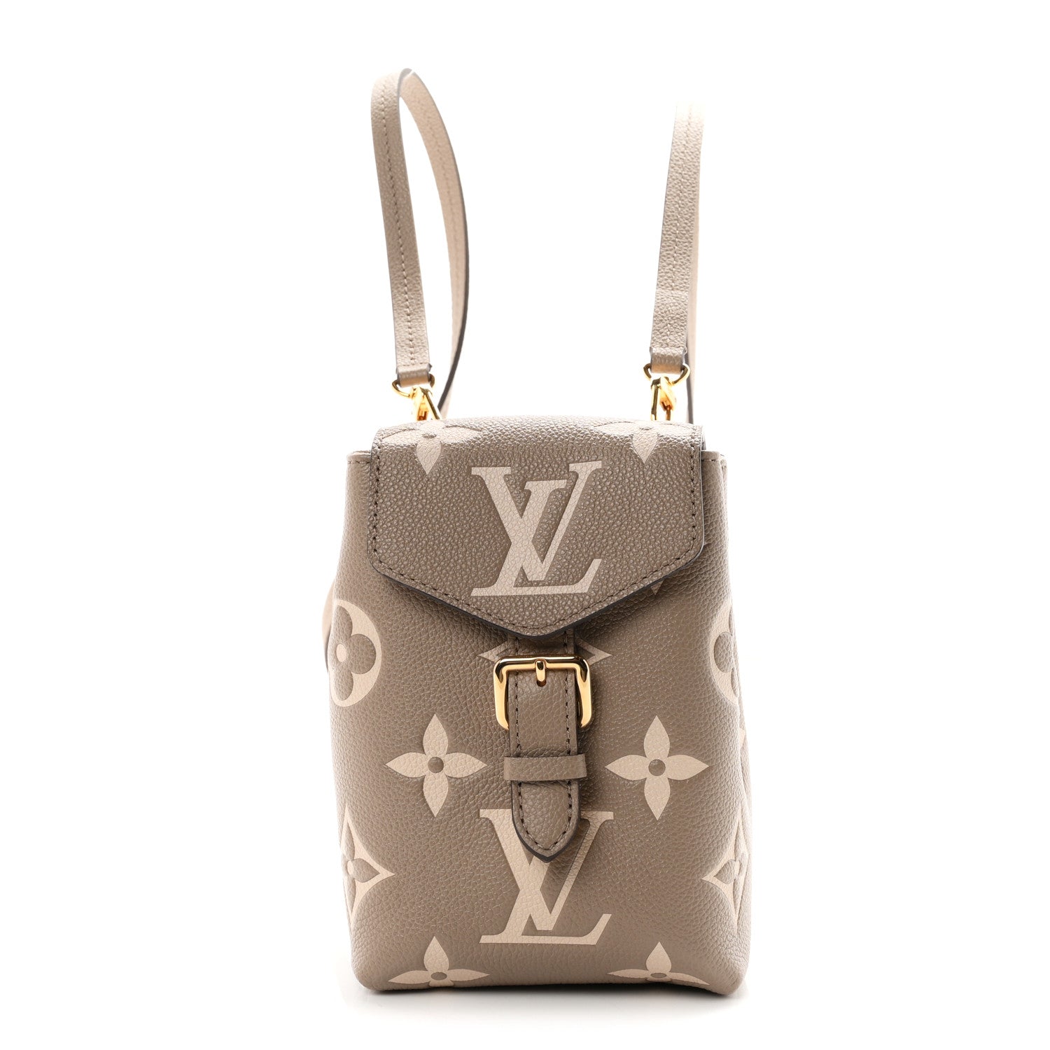 Louis Vuitton Empreinte Monogram Giant Tiny Backpack Tourterelle Cream 1 of 9