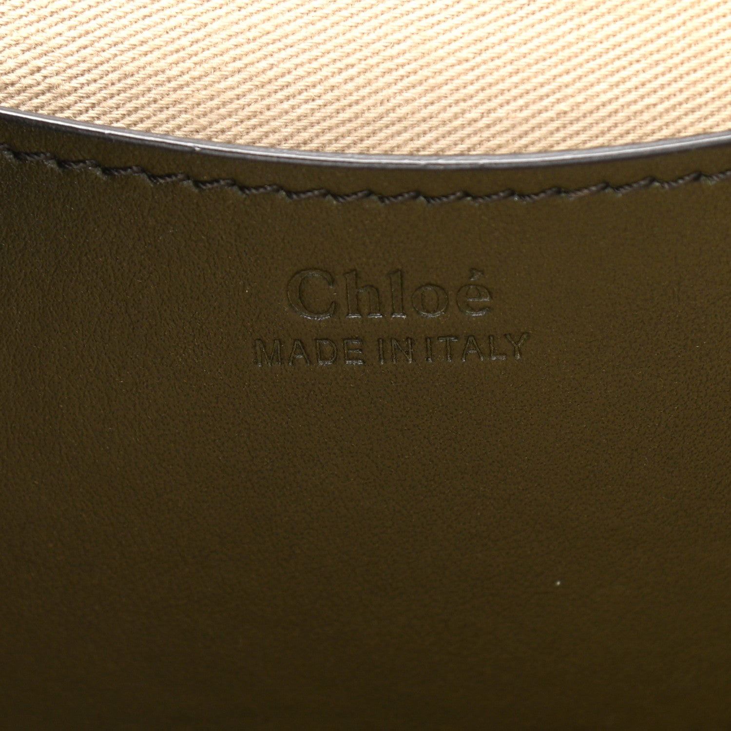 Chloe Calfskin Suede Large Tess Bag Deep Forest 6 of 11