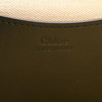 Chloe Calfskin Suede Large Tess Bag Deep Forest 6 of 11