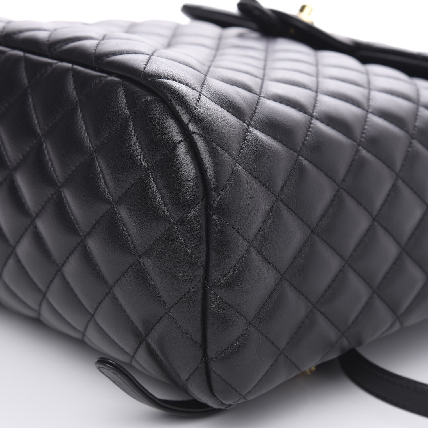 Chanel Calfskin Quilted Large Urban Spirit Backpack Black 8 of 9