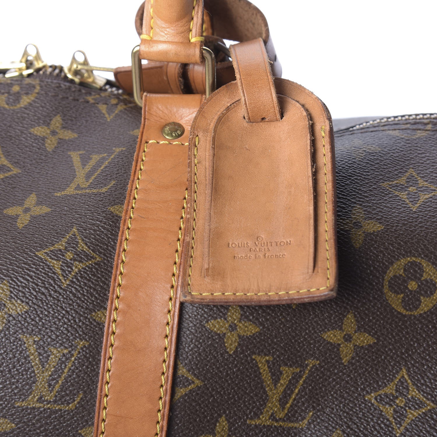 Louis Vuitton Monogram Keepall Bandouliere 50 10 of 14