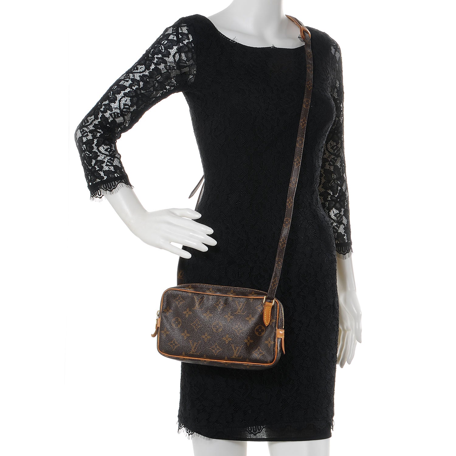 Louis Vuitton Monogram Pochette Marly Bandouliere 2 of 7