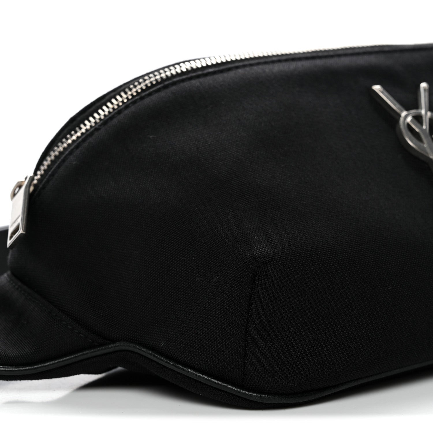 Saint Laurent Canvas Monogram Belt Bag Black 8 of 10
