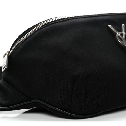 Saint Laurent Canvas Monogram Belt Bag Black 8 of 10